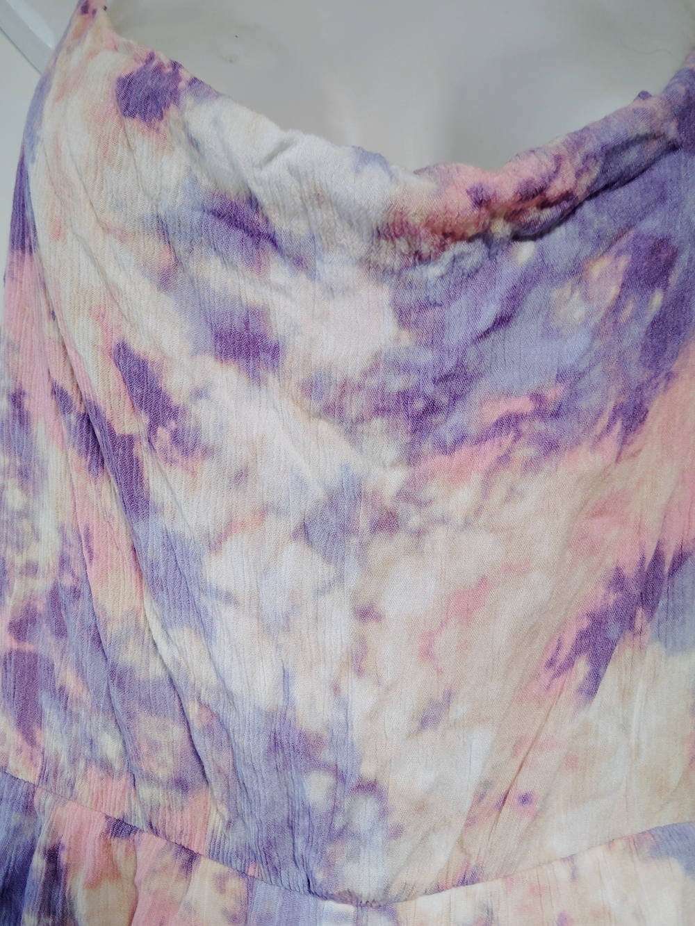 Peach Love Tie-Dye Romper Sz-S - Picture 2 of 4